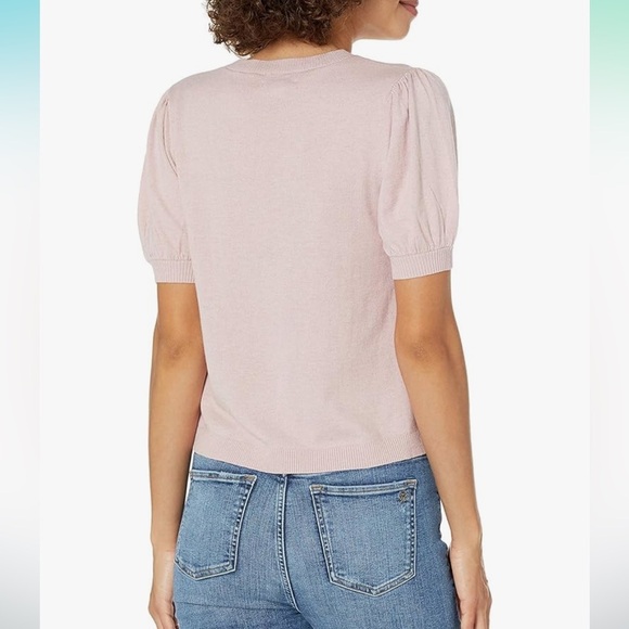 NWT Puff Sleeve Crewneck Sweater - Picture 2 of 3